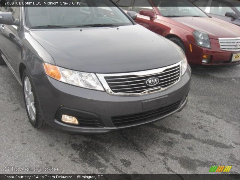 Midnight Gray / Gray 2009 Kia Optima EX