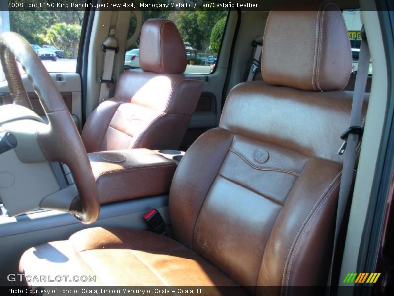 Mahogany Metallic / Tan/Castaño Leather 2008 Ford F150 King Ranch SuperCrew 4x4