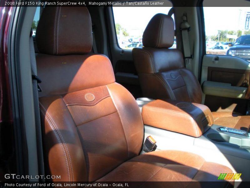 Mahogany Metallic / Tan/Castaño Leather 2008 Ford F150 King Ranch SuperCrew 4x4