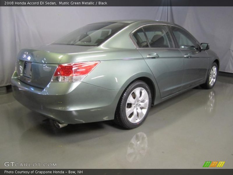 Mystic Green Metallic / Black 2008 Honda Accord EX Sedan