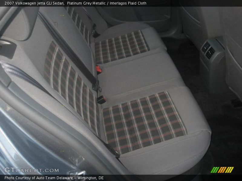 Platinum Grey Metallic / Interlagos Plaid Cloth 2007 Volkswagen Jetta GLI Sedan