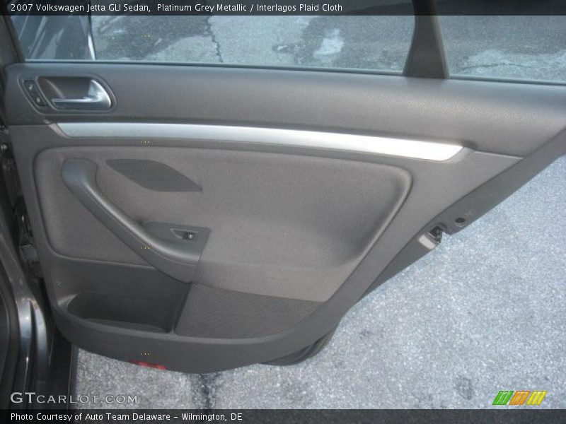 Platinum Grey Metallic / Interlagos Plaid Cloth 2007 Volkswagen Jetta GLI Sedan