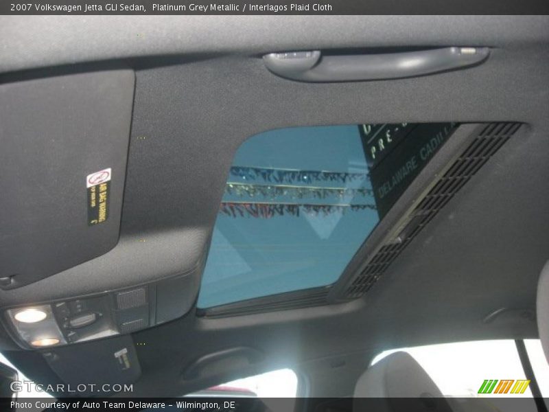 Platinum Grey Metallic / Interlagos Plaid Cloth 2007 Volkswagen Jetta GLI Sedan