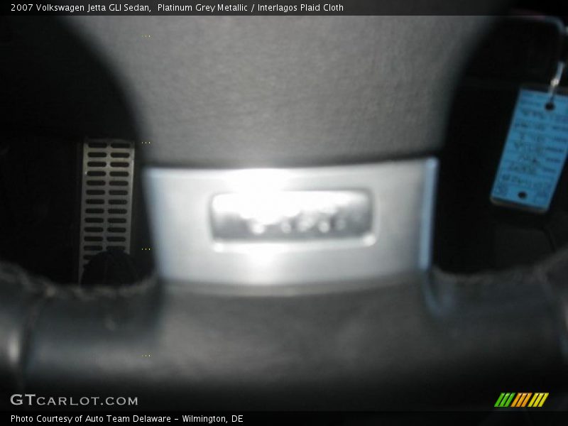Platinum Grey Metallic / Interlagos Plaid Cloth 2007 Volkswagen Jetta GLI Sedan