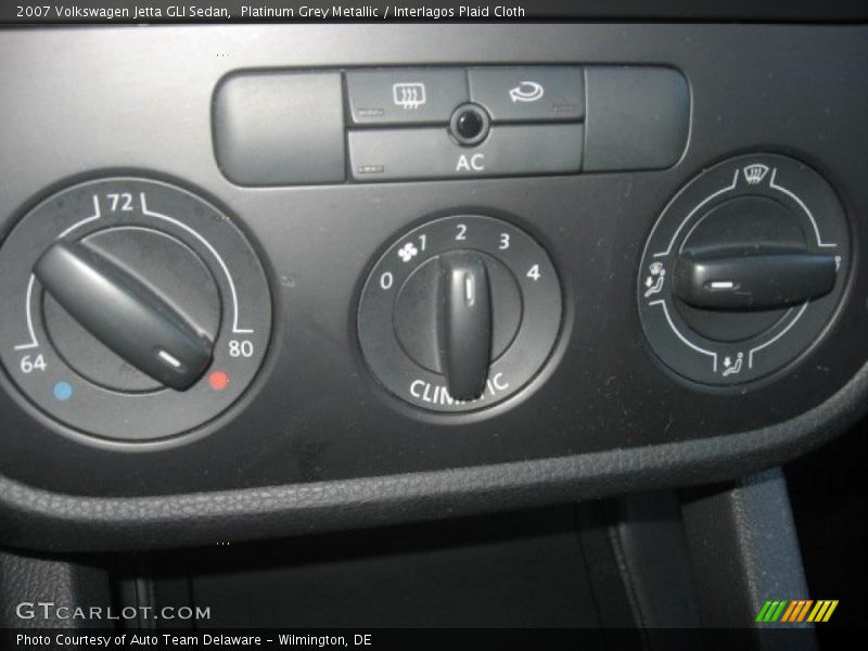 Platinum Grey Metallic / Interlagos Plaid Cloth 2007 Volkswagen Jetta GLI Sedan