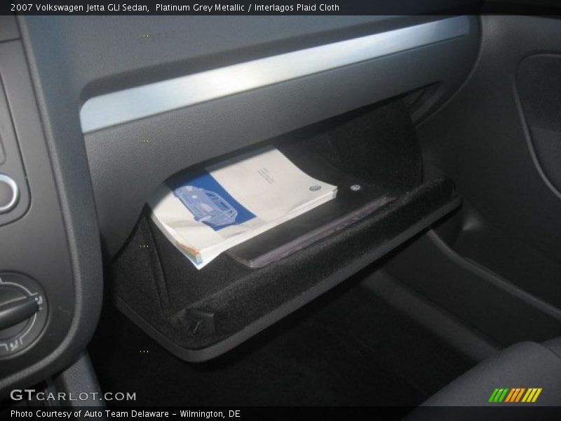 Platinum Grey Metallic / Interlagos Plaid Cloth 2007 Volkswagen Jetta GLI Sedan