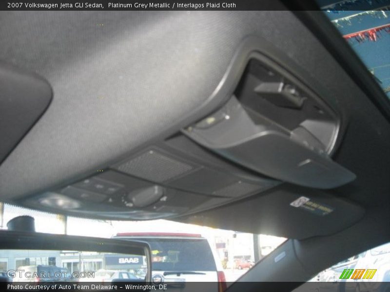 Platinum Grey Metallic / Interlagos Plaid Cloth 2007 Volkswagen Jetta GLI Sedan