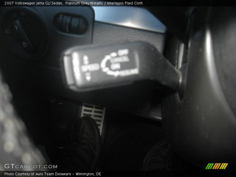 Platinum Grey Metallic / Interlagos Plaid Cloth 2007 Volkswagen Jetta GLI Sedan