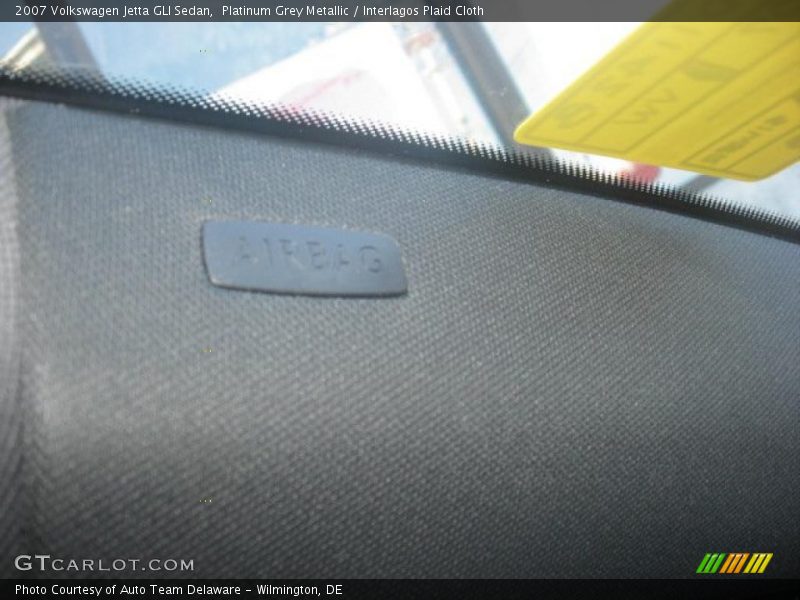 Platinum Grey Metallic / Interlagos Plaid Cloth 2007 Volkswagen Jetta GLI Sedan