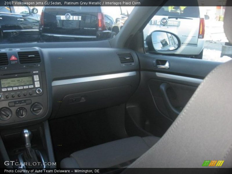 Platinum Grey Metallic / Interlagos Plaid Cloth 2007 Volkswagen Jetta GLI Sedan