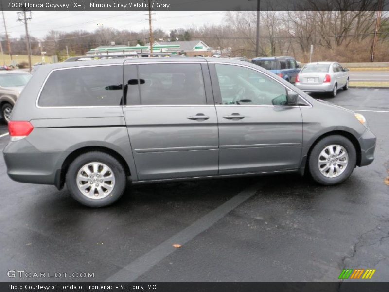 Nimbus Gray Metallic / Gray 2008 Honda Odyssey EX-L