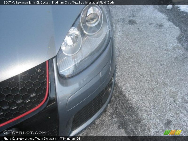 Platinum Grey Metallic / Interlagos Plaid Cloth 2007 Volkswagen Jetta GLI Sedan