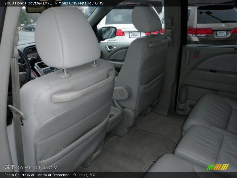 Nimbus Gray Metallic / Gray 2008 Honda Odyssey EX-L