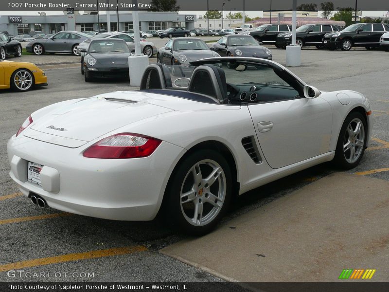 Carrara White / Stone Grey 2007 Porsche Boxster