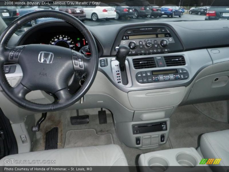 Nimbus Gray Metallic / Gray 2008 Honda Odyssey EX-L
