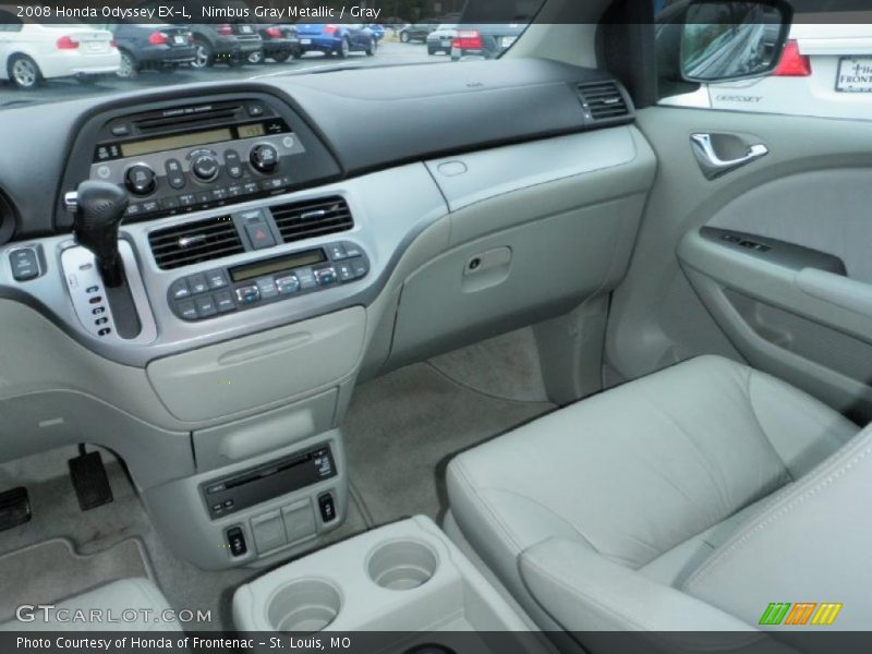 Nimbus Gray Metallic / Gray 2008 Honda Odyssey EX-L