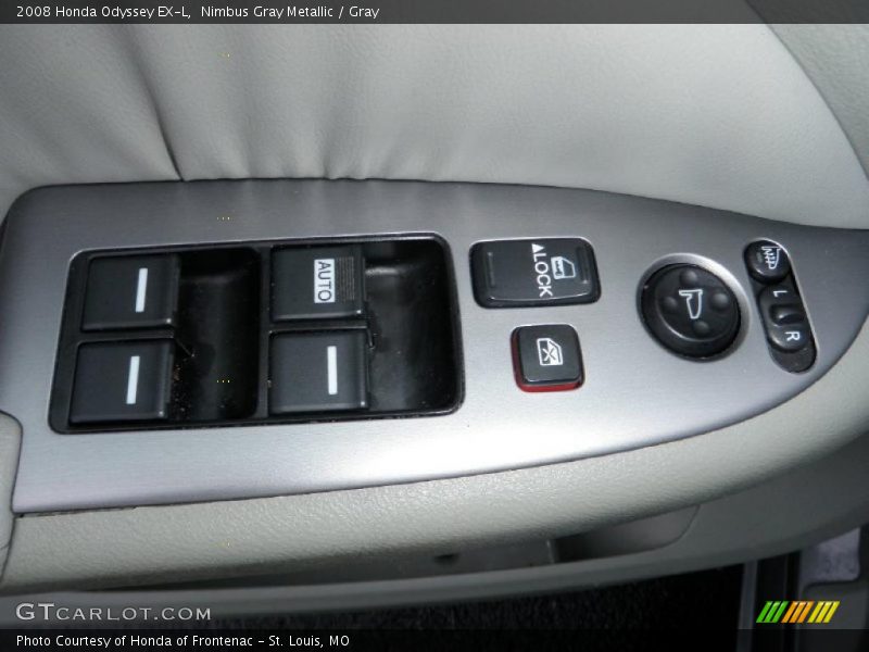 Nimbus Gray Metallic / Gray 2008 Honda Odyssey EX-L