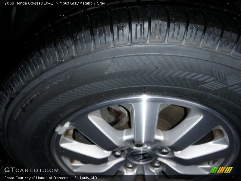 Nimbus Gray Metallic / Gray 2008 Honda Odyssey EX-L