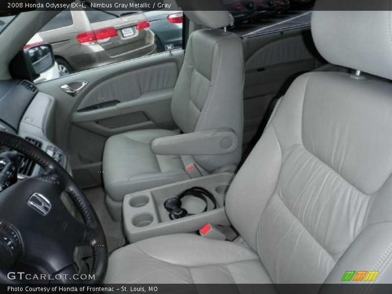 Nimbus Gray Metallic / Gray 2008 Honda Odyssey EX-L