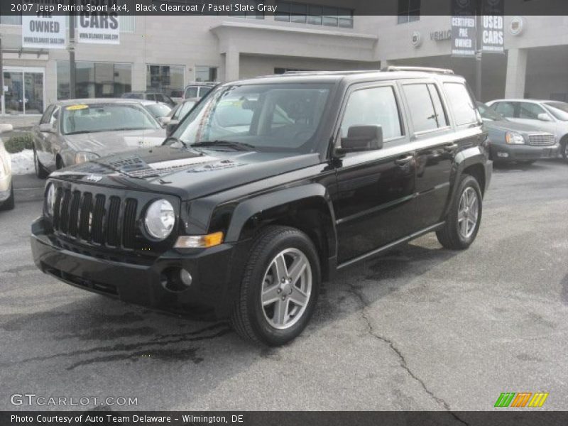 Black Clearcoat / Pastel Slate Gray 2007 Jeep Patriot Sport 4x4