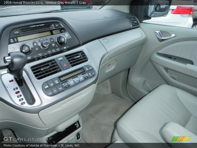 Nimbus Gray Metallic / Gray 2008 Honda Odyssey EX-L