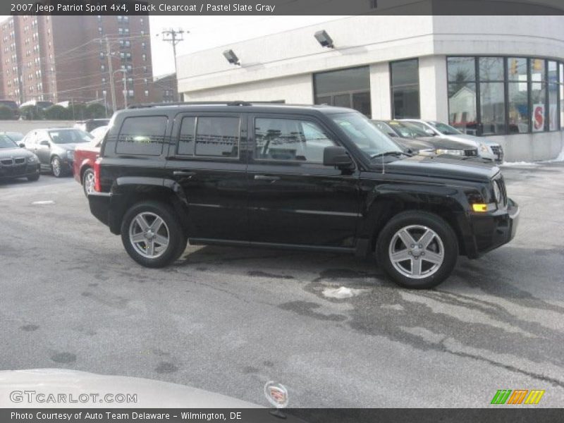 Black Clearcoat / Pastel Slate Gray 2007 Jeep Patriot Sport 4x4