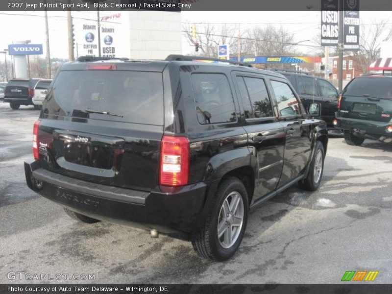 Black Clearcoat / Pastel Slate Gray 2007 Jeep Patriot Sport 4x4