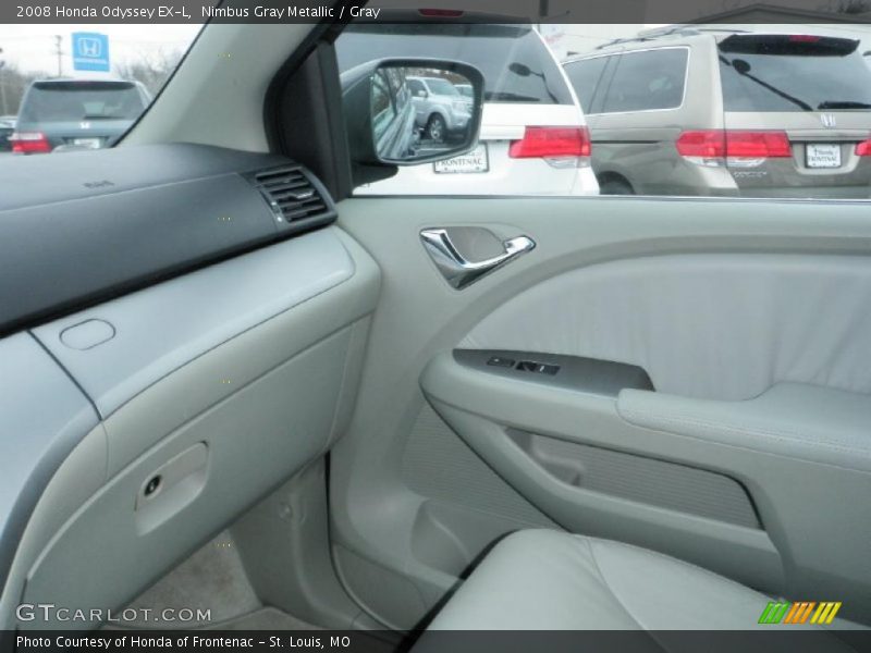 Nimbus Gray Metallic / Gray 2008 Honda Odyssey EX-L