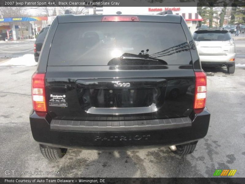 Black Clearcoat / Pastel Slate Gray 2007 Jeep Patriot Sport 4x4