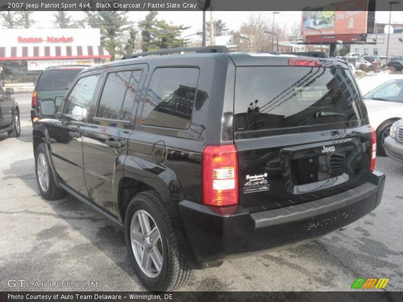 Black Clearcoat / Pastel Slate Gray 2007 Jeep Patriot Sport 4x4