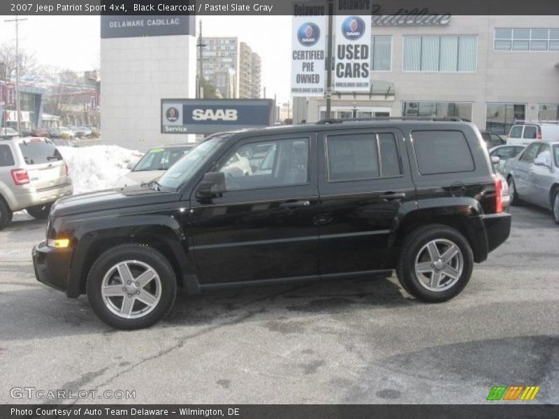 Black Clearcoat / Pastel Slate Gray 2007 Jeep Patriot Sport 4x4
