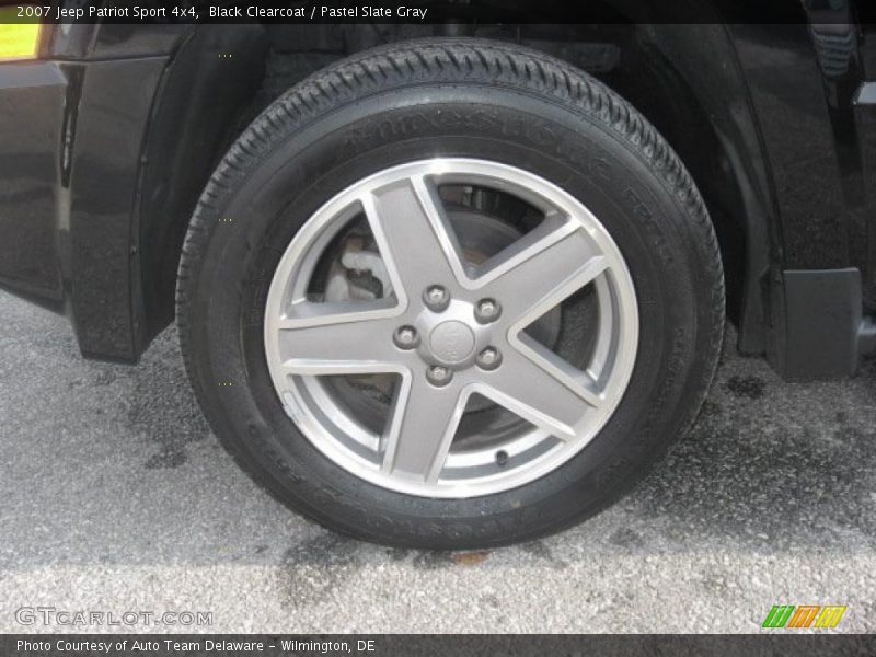 Black Clearcoat / Pastel Slate Gray 2007 Jeep Patriot Sport 4x4