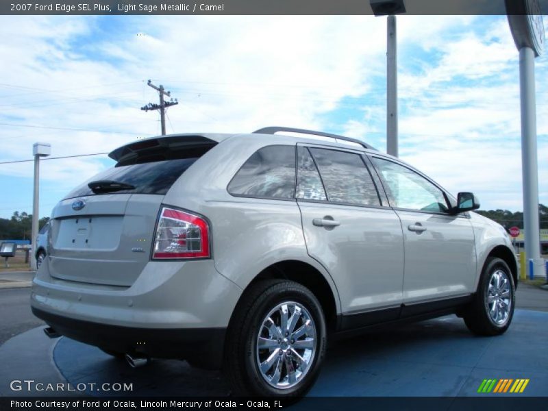 Light Sage Metallic / Camel 2007 Ford Edge SEL Plus