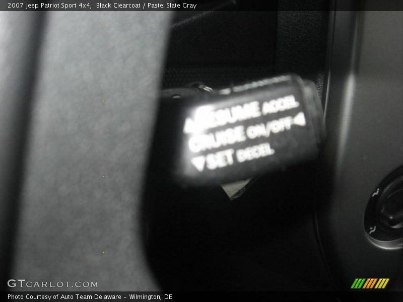 Black Clearcoat / Pastel Slate Gray 2007 Jeep Patriot Sport 4x4