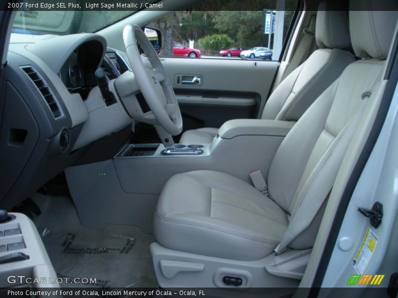 Light Sage Metallic / Camel 2007 Ford Edge SEL Plus