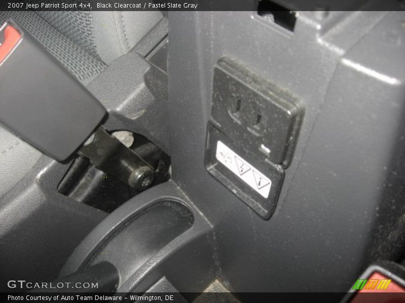 Black Clearcoat / Pastel Slate Gray 2007 Jeep Patriot Sport 4x4