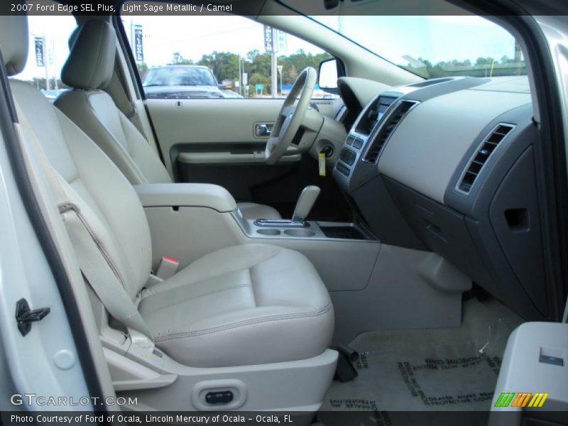 Light Sage Metallic / Camel 2007 Ford Edge SEL Plus