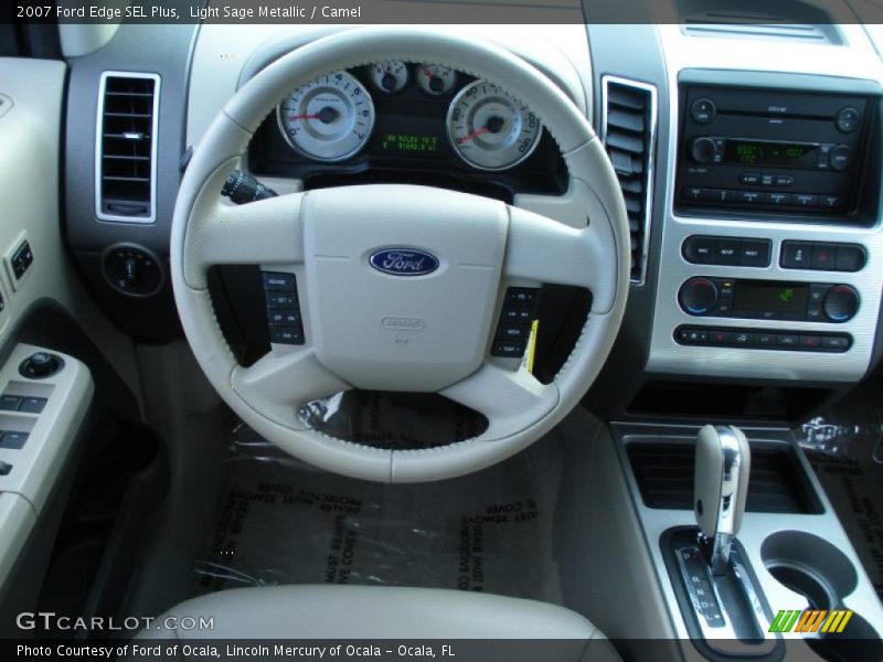 Light Sage Metallic / Camel 2007 Ford Edge SEL Plus