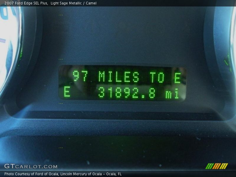 Light Sage Metallic / Camel 2007 Ford Edge SEL Plus