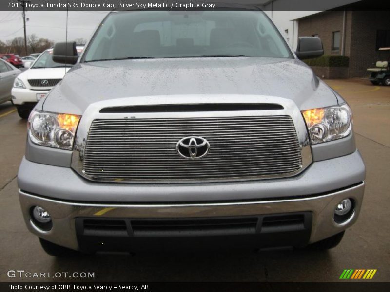Silver Sky Metallic / Graphite Gray 2011 Toyota Tundra SR5 Double Cab