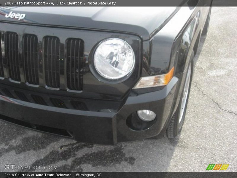 Black Clearcoat / Pastel Slate Gray 2007 Jeep Patriot Sport 4x4