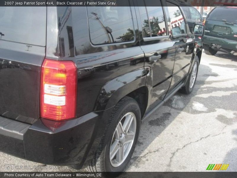 Black Clearcoat / Pastel Slate Gray 2007 Jeep Patriot Sport 4x4