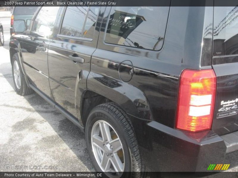Black Clearcoat / Pastel Slate Gray 2007 Jeep Patriot Sport 4x4