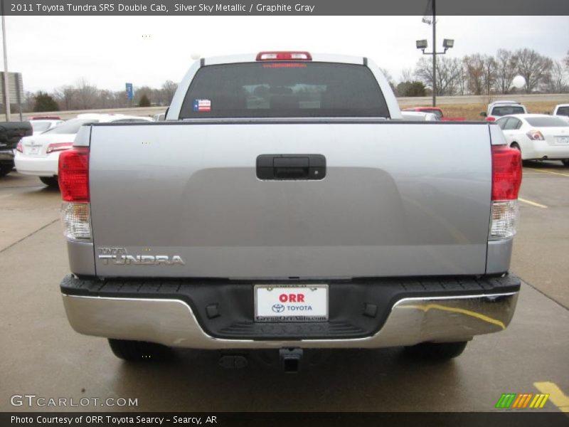 Silver Sky Metallic / Graphite Gray 2011 Toyota Tundra SR5 Double Cab