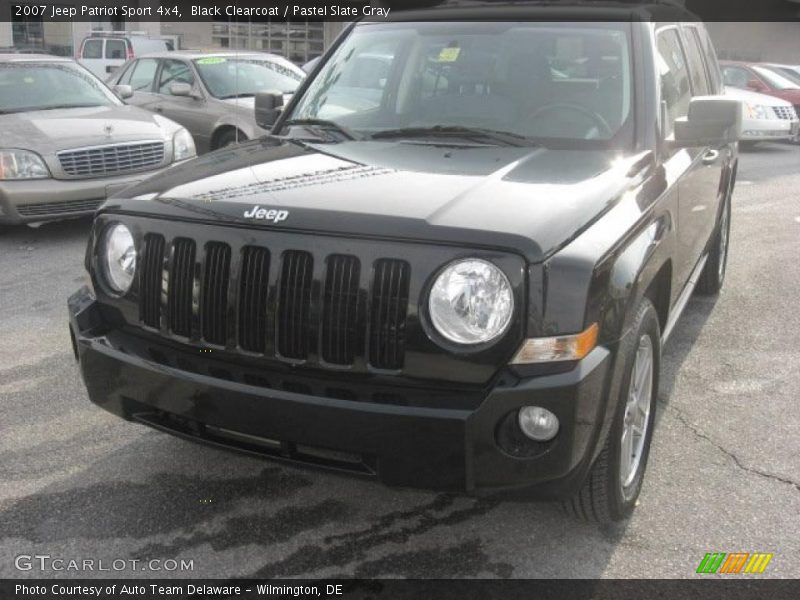 Black Clearcoat / Pastel Slate Gray 2007 Jeep Patriot Sport 4x4