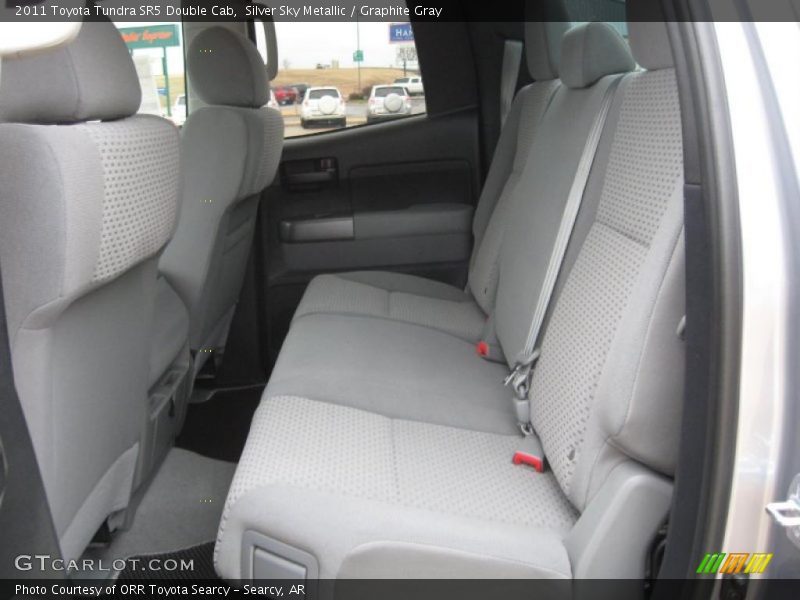Silver Sky Metallic / Graphite Gray 2011 Toyota Tundra SR5 Double Cab