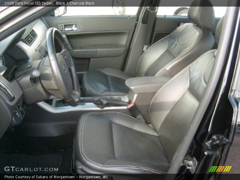 Black / Charcoal Black 2008 Ford Focus SES Sedan