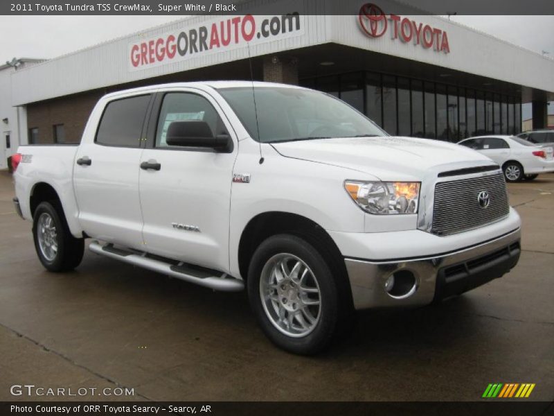 Super White / Black 2011 Toyota Tundra TSS CrewMax