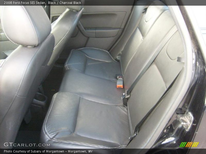 Black / Charcoal Black 2008 Ford Focus SES Sedan