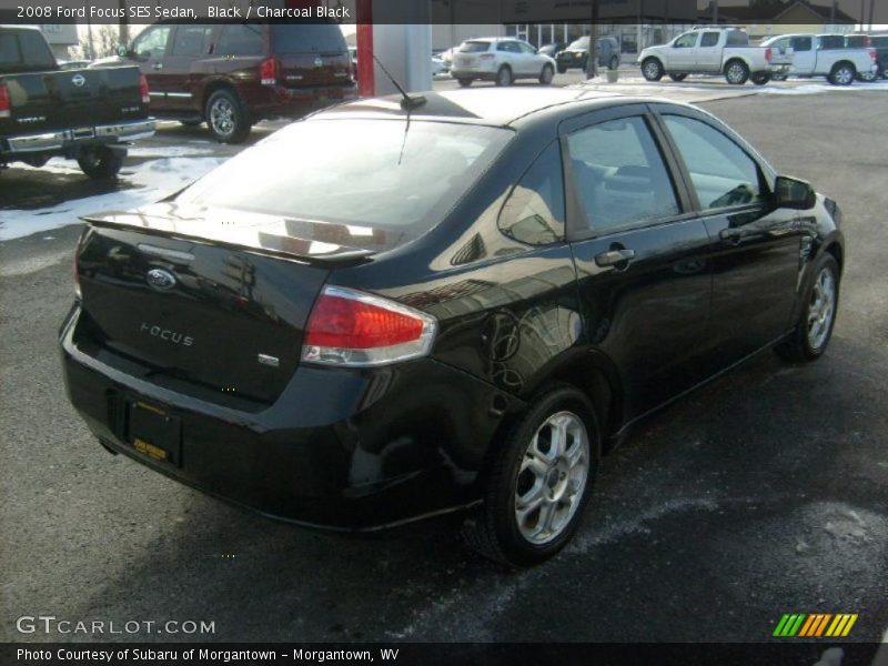Black / Charcoal Black 2008 Ford Focus SES Sedan
